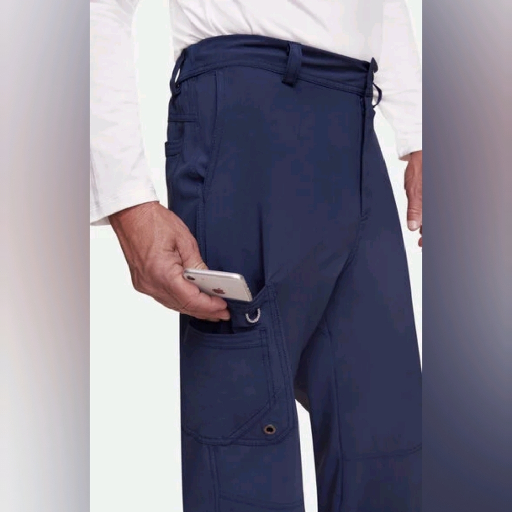Cherokee Infinity Men's Button Front Pants - Med … - image 4